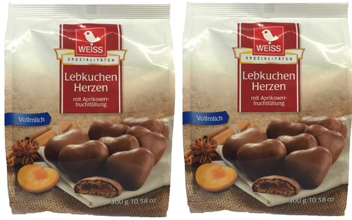 Vollmilch lebkuchen herzen - lebkuchen,