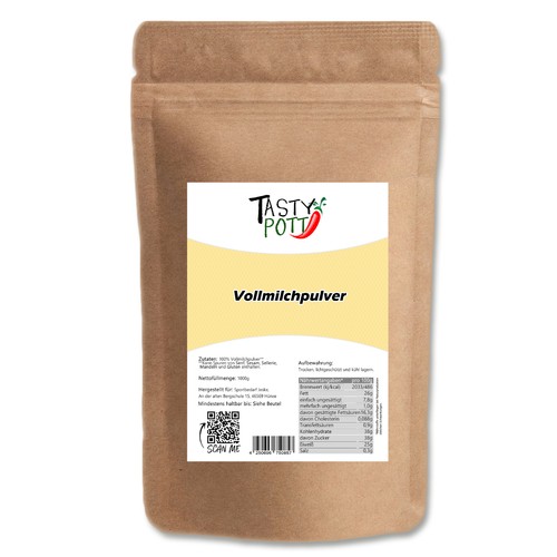 Tasty pott vollmilchpulver - tasty,